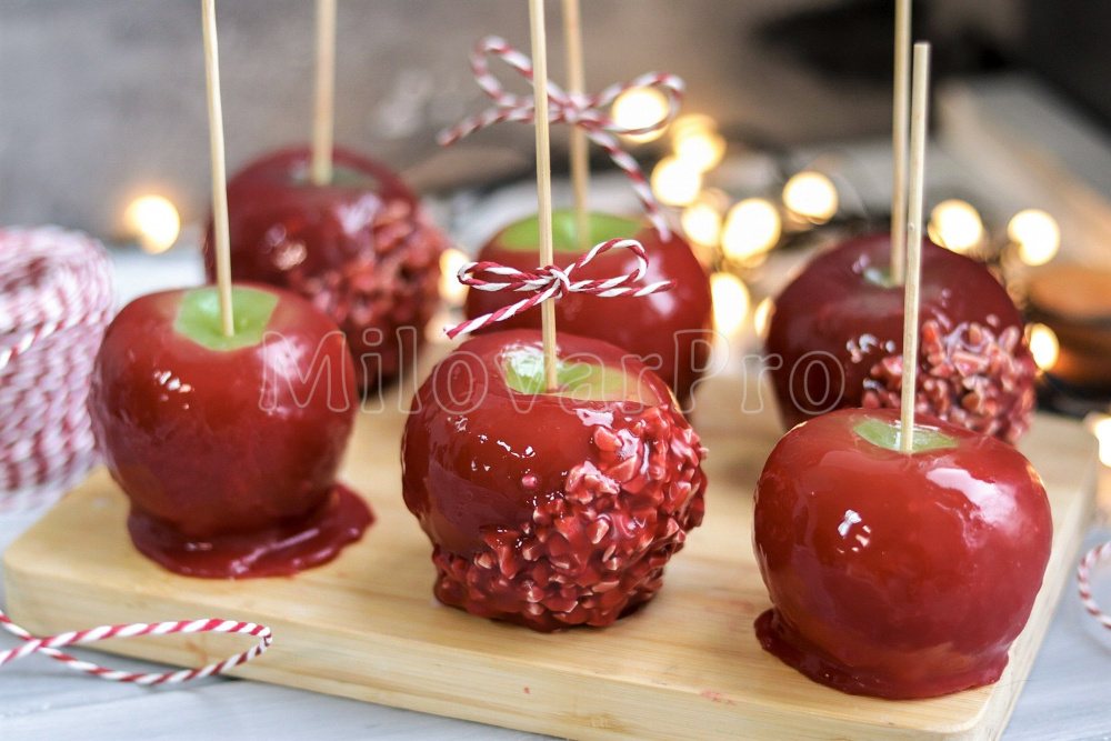Яблоки В Карамели Фото