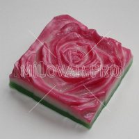 роза квадратная форма для мыла