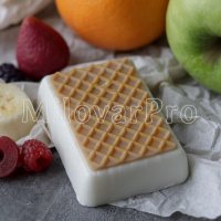 Мороженое - Пломбир на вафле форма для мыла