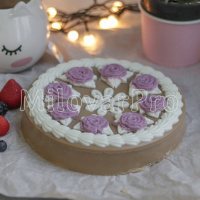 Торт с розами под нарезку форма для мыла