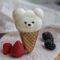 Пластиковая форма  "Мороженое - Мишка"  ED